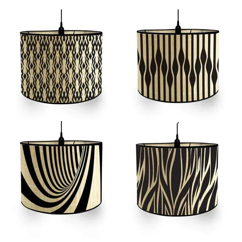 Art Deco Drum Lampshade