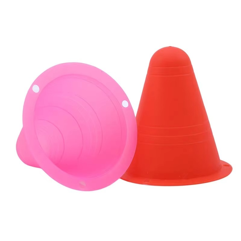 10-Pack Training Cones for Skating, Soccer, Football, and Sports Drills