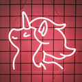 Charming Unicorn LED Neon Light – Adjustable Brightness for Perfect Room Ambiance