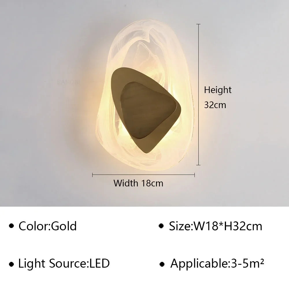 GlowElegance – LED Wall Lamp for Bedroom & Living Room