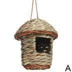 Rustic Natural Wicker Outdoor Birdhouse