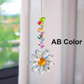 Crystal Suncatcher LumiMargarita | K9 Daisy Rainbow Catcher | Window & Garden Decor | 32 cm | Gift Idea for Home