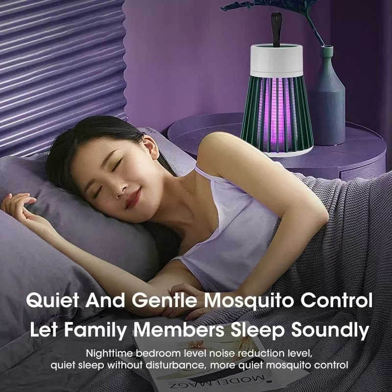 Portable USB Mosquito Killer Lamp – Electric Shock & Silent Pest Control