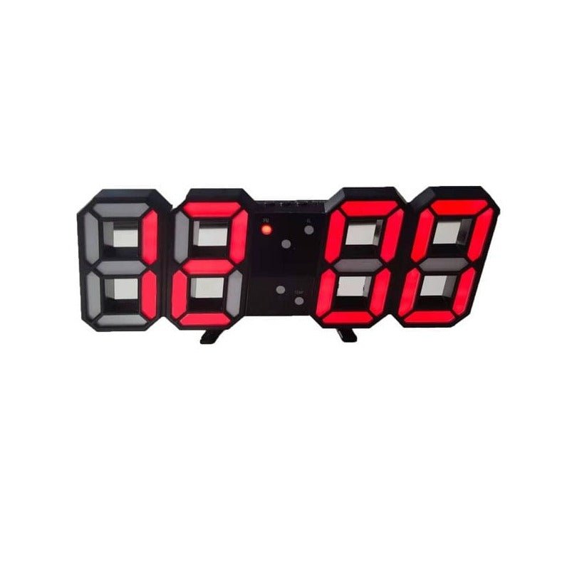LumiSync 3D LED Wall Clock – Modern Digital Clock with Dimmer Lighting