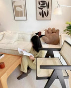 Fluffy Hand Cushions with Ring