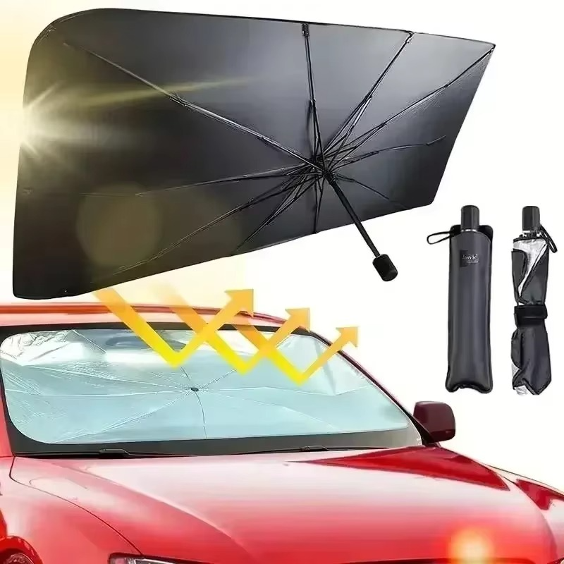 Car Sunshade Umbrella - Front Windshield Cover for UV & Heat Protection