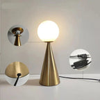 Modern table lamp in luxurious style