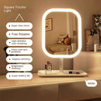 LED Makeup Mirror Lumiéra | 3 Light Colors | Touch Control | Modern Design