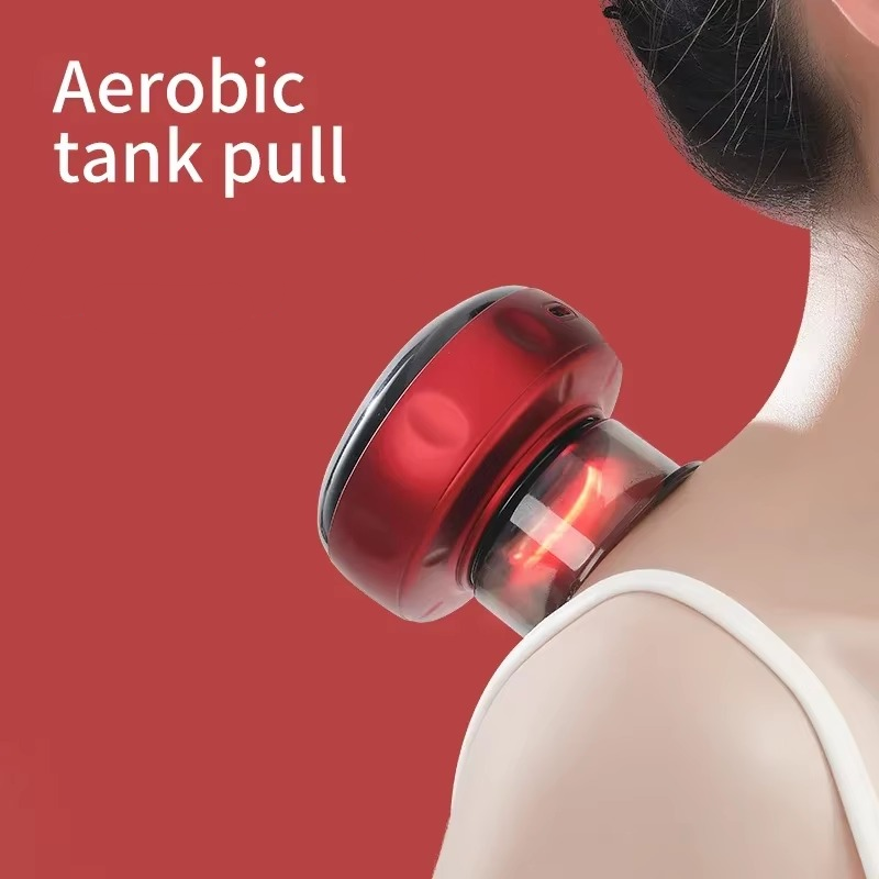 Electric Cupping Therapy and Gua Sha Massage Device Rechargeable Slimming and Wellness Tool