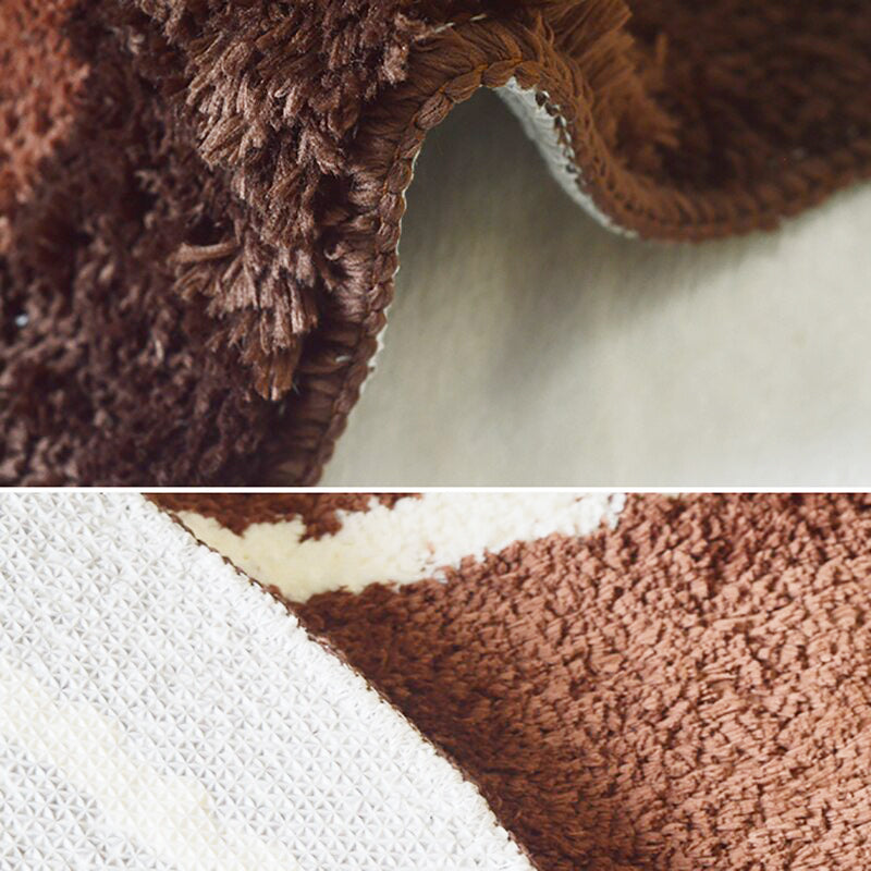 Black & White Abstract Narrow Rug