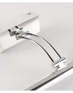 80-100cm LED wall lamp - Modern black/silver wall light for the bathroom, internally mounted picture light