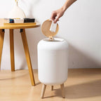 Enhance your bathroom with the stylish 10L container with lid