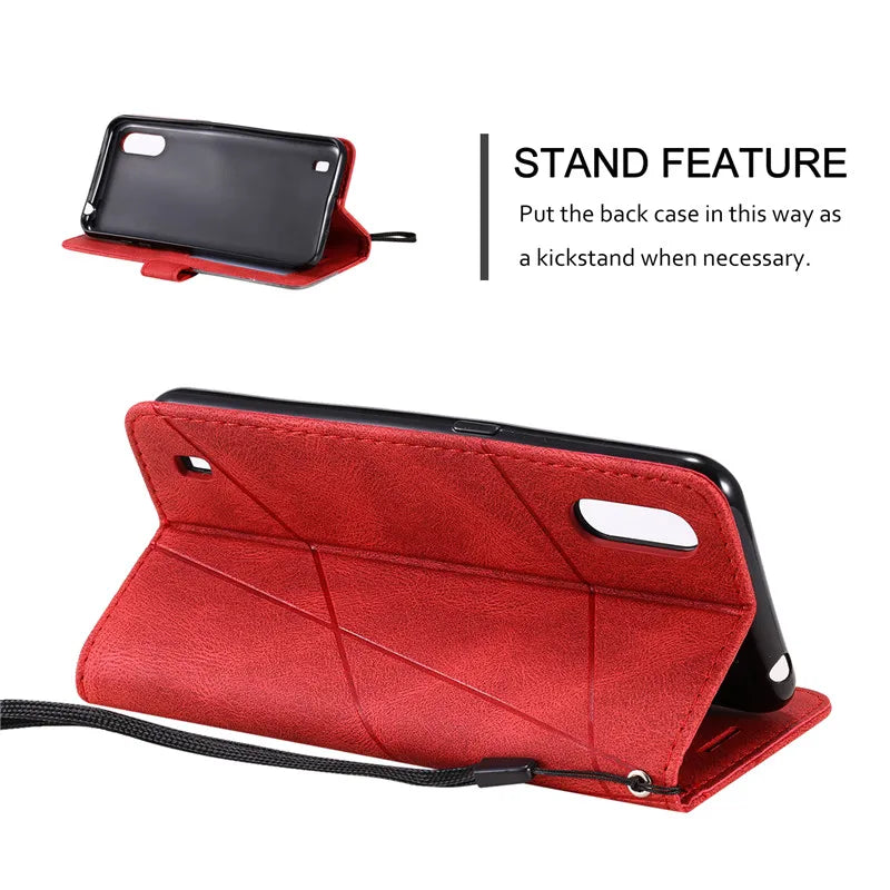 Flip Magnetic Leather Cover for Samsung Galaxy A Series