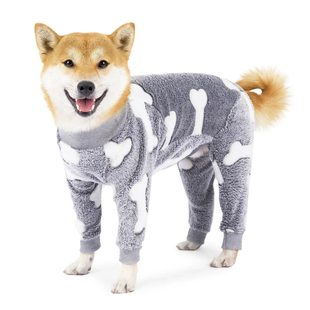 Warmer Hundepajamas for the winter fluffy and stretchable