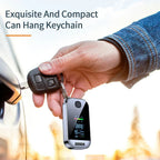 Compact Digital Breathalyzer Keychain with LCD Screen – USB Rechargeable Alcohol Tester for Accurate Measurements
