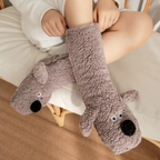 Luxurious Velvet Coral Fleece Winter Socks for Women