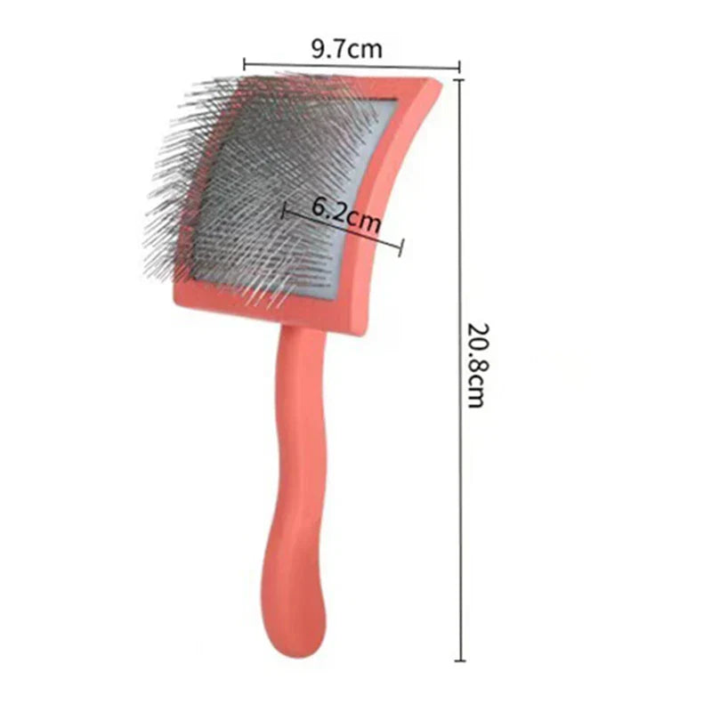 Natural Fur Care Brush ProRake | Manual Hair Removal Brush with Wooden Handle | Reusable & Durable | 21×10 cm