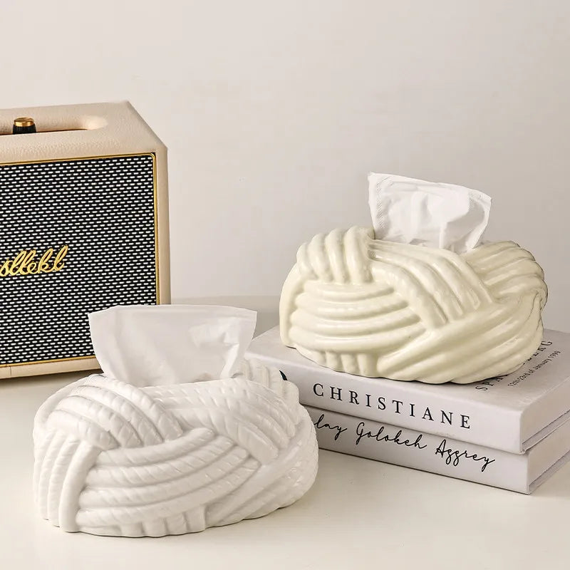 Ceramic Knot Tissue Holder