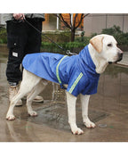 Waterproof Dog Raincoat with Hood & Reflectors