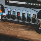 Digital Creative Vintage Glass Tube Clock