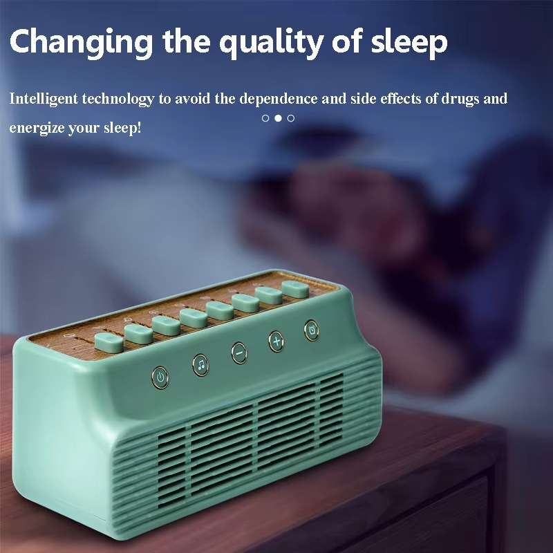 Portable White Noise Bluetooth Speaker with Nature Sounds and Sleep Timer