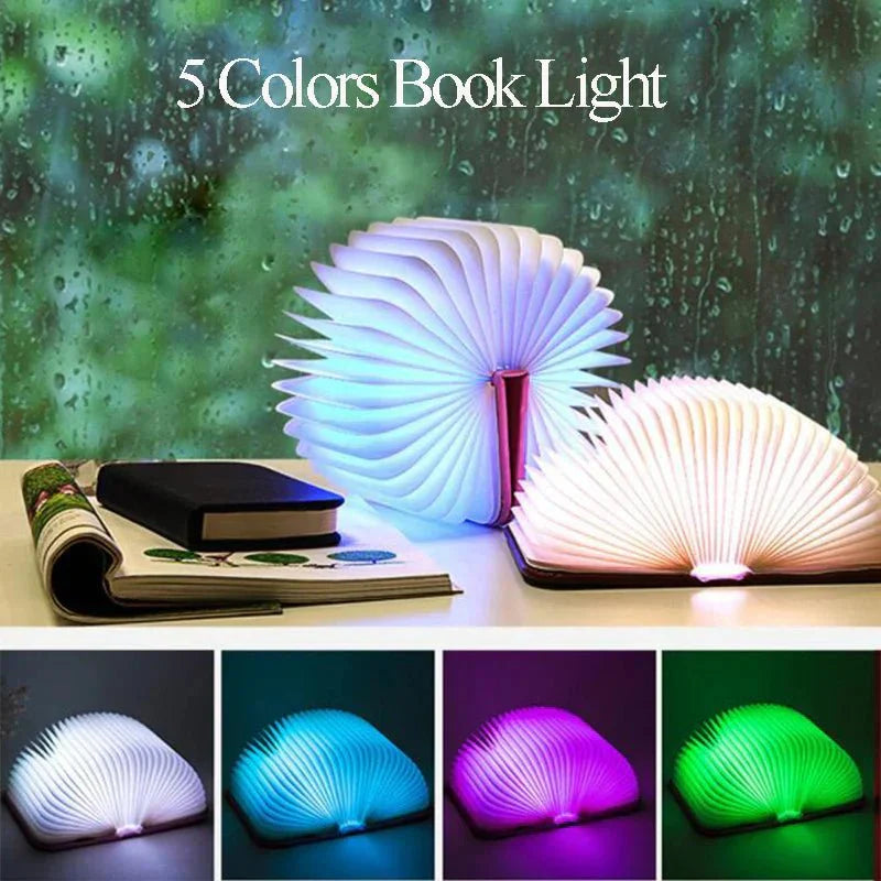 BookGlow - Foldable LED Lamp - Portable and rechargeable - Light up your nights!