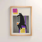 Funky Bear Cat Wall Art