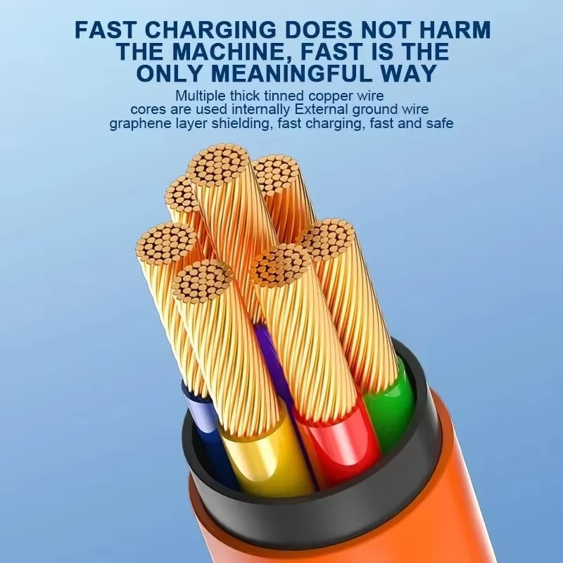 Ultra-Durable 180° Rotating USB-C Fast Charger Cable for Gaming Phones