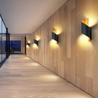Sleek Dual-Direction LED Outdoor Wall Sconce