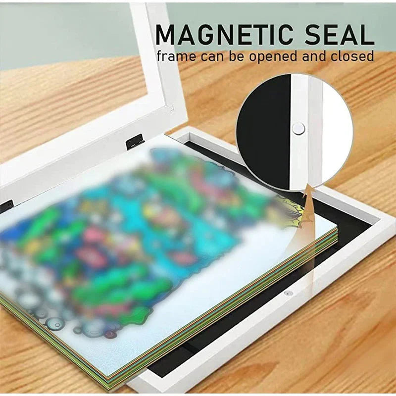 Creative picture frame for drawings