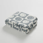 Smiley Checkered Blanket