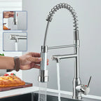 NickelPivot - 360° Rotating Kitchen Tap