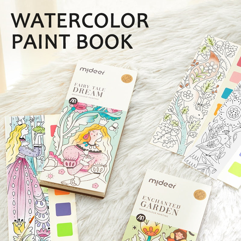 Watercolor Kids Book Paint Set