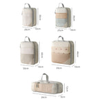 PackNest Compression Organizer Set | 5-piece | Space-saving & Water-repellent | Ideal for travel & everyday use