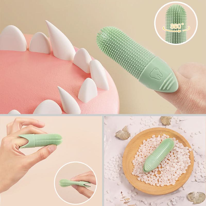 360° Finger Toothbrush for Dogs & Cats