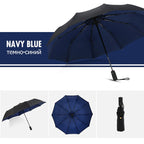 StormShield Automatic Umbrella – Windproof Storm Umbrella with Reversed Closing Mechanism