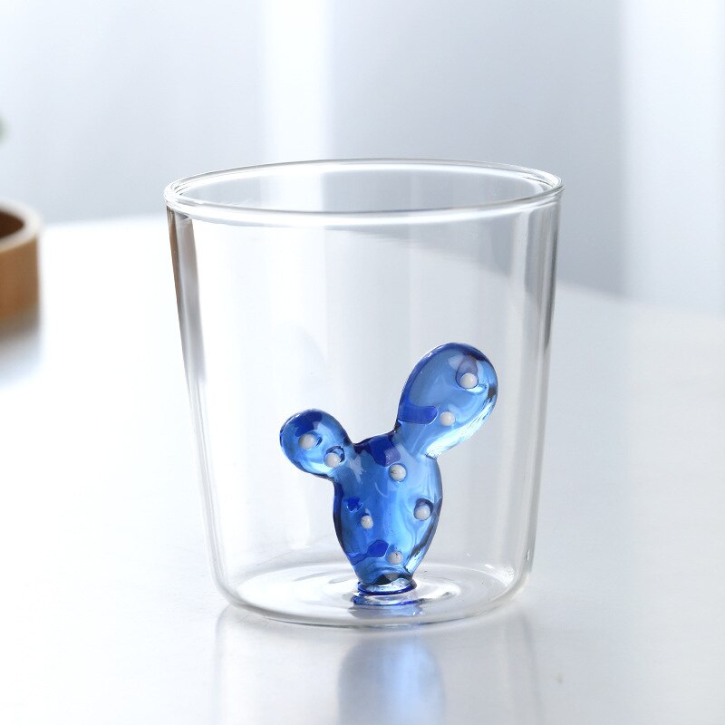 Cactus Glass Cup
