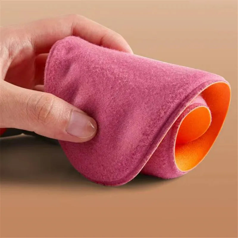 Thermostep Self-Heating Insoles | Thermo Insoles with Memory Foam | Constant Heat | For Women & Men | Red / Yellow