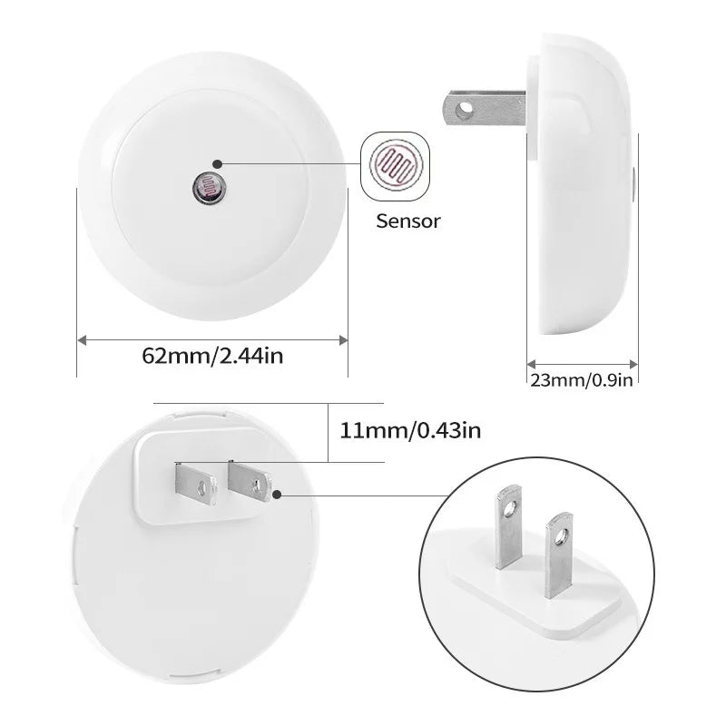 NOXORA LED night light | Twilight sensor & automatic dimming | Plug-in light | Warm white