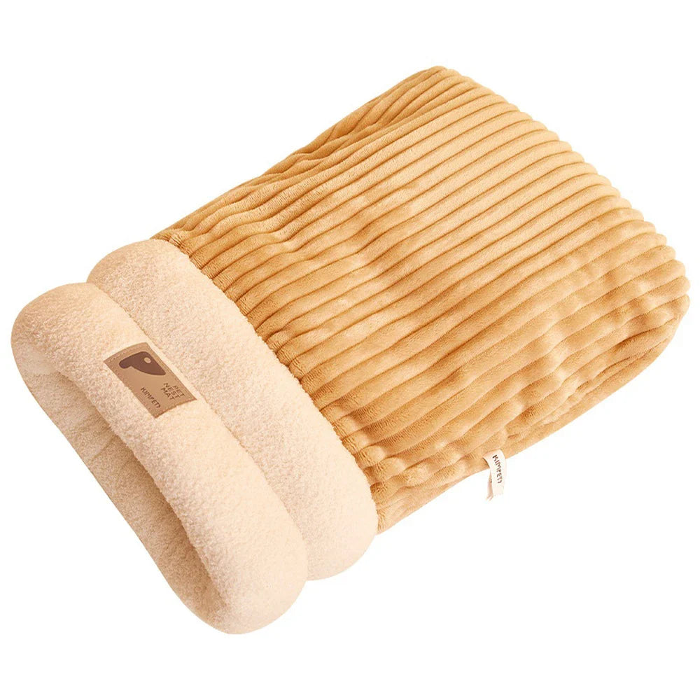 3-Layer Pet Sleeping Bag for Cats & Small Dogs