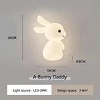 RabbitGlow Lamp - Playful LED Children's Wall Lamp