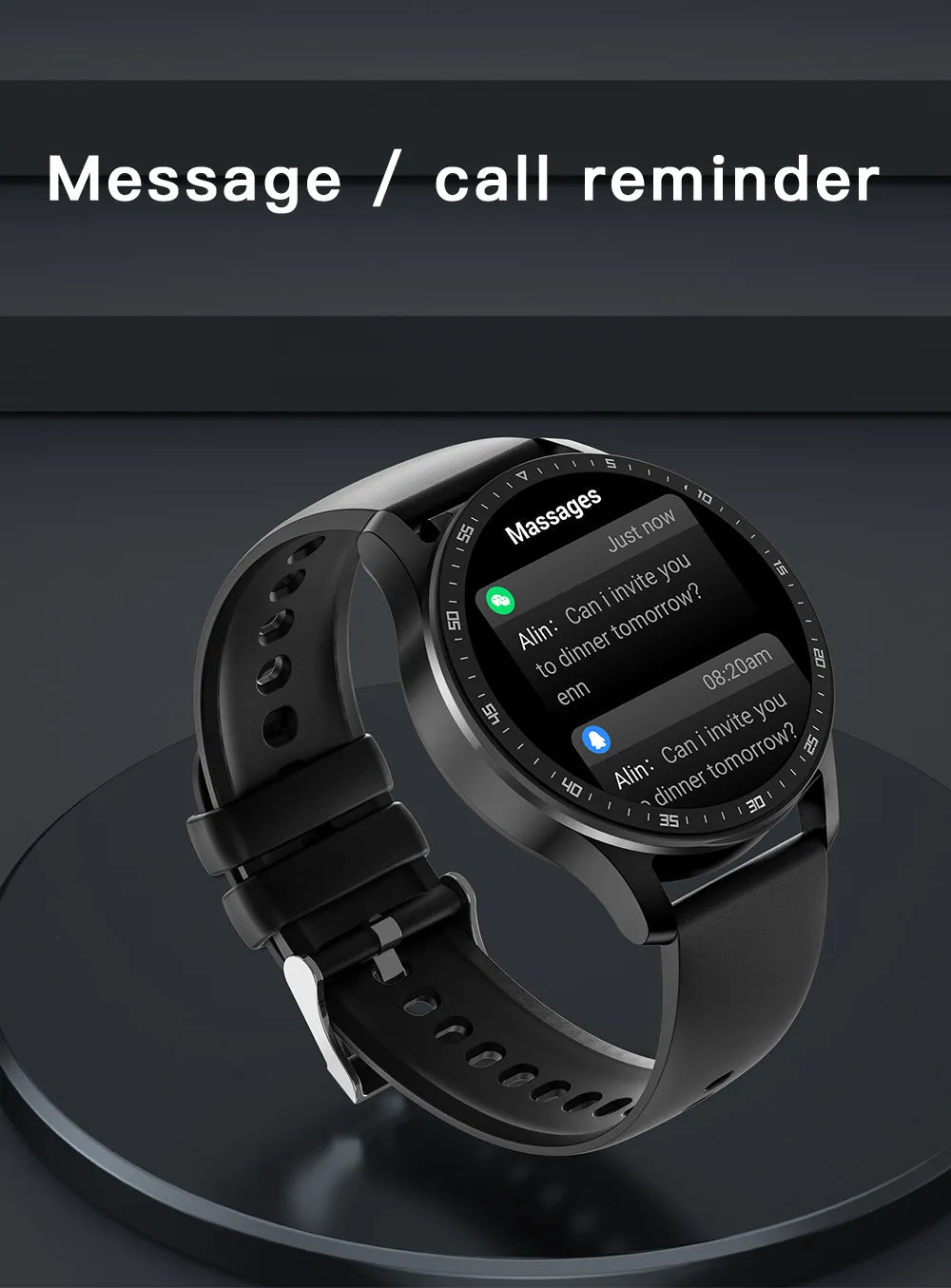 Two In One Smart Watch With Bluetooth Earbuds