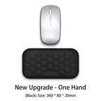ErgoLuxe GelPad | Comfort Mousepad | Wrist Rest & Massage | Silicone & Memory Foam