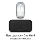 SilentaPad Wrist Rest | Ergonomic Mouse Pad with Memory Foam & Massage Area | For PC, Laptop & Gaming