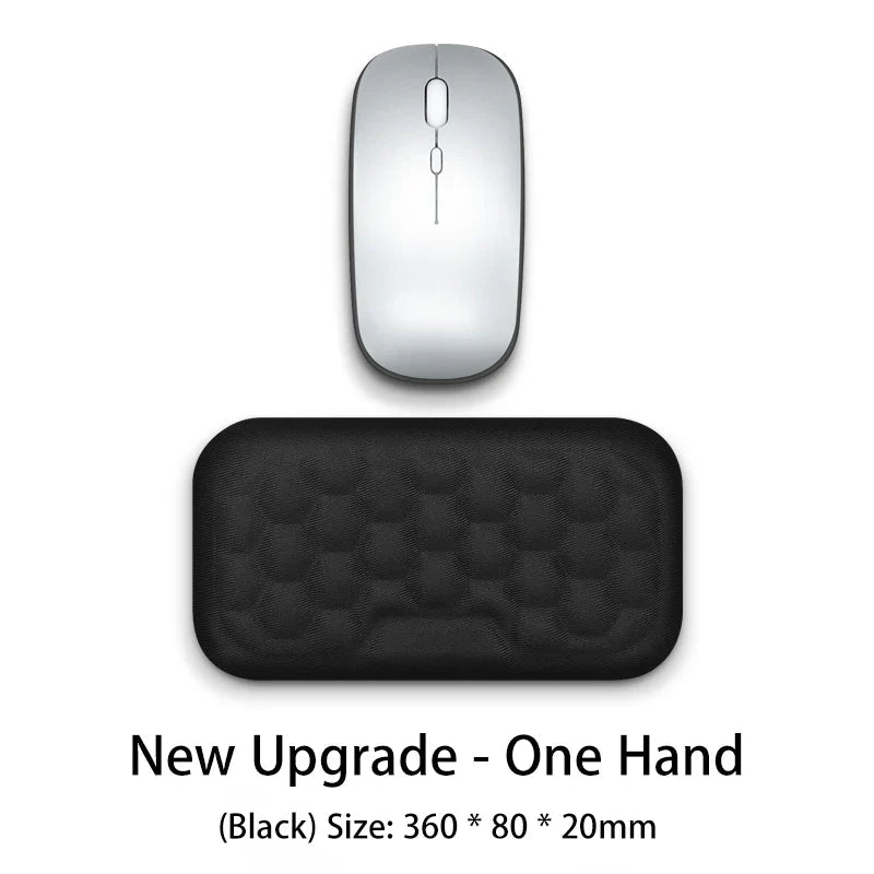 SilentaPad Wrist Rest | Ergonomic Mouse Pad with Memory Foam & Massage Area | For PC, Laptop & Gaming