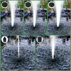 EcoSpray solar fountain | 100% solar energy | Flexible with 5 nozzles | For garden & balcony
