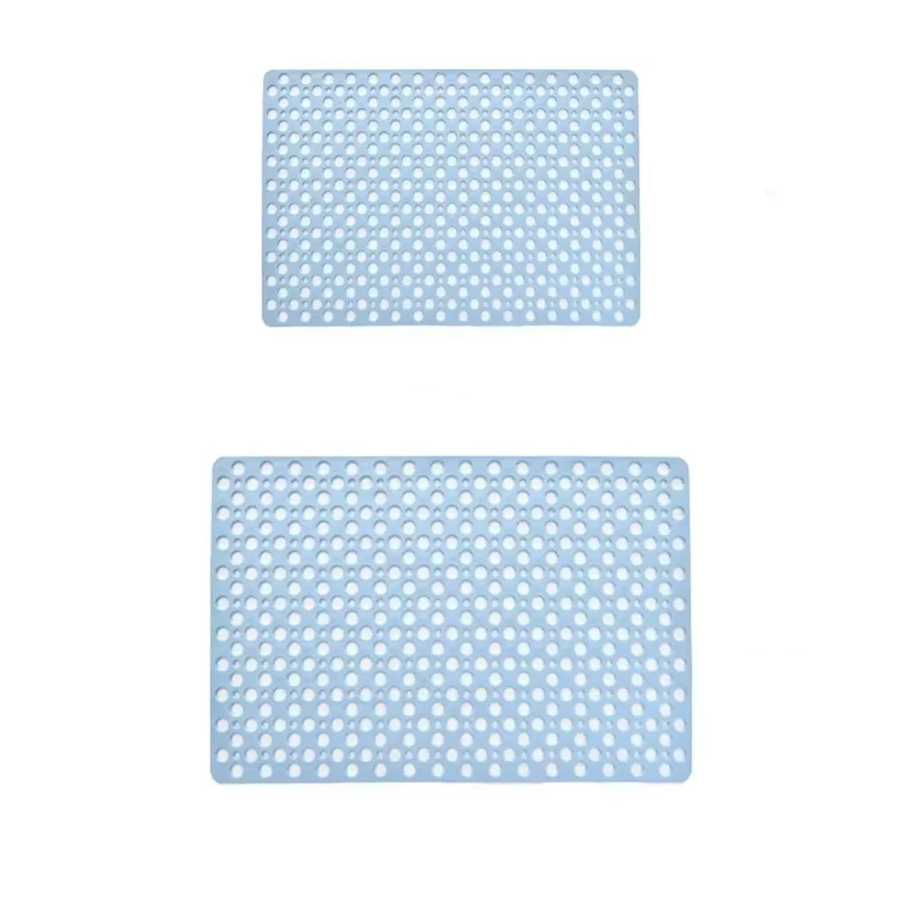 Extra-Porous TPE Non-Slip Shower Mat with Strong Suction, Anti-Mold, Machine Washable