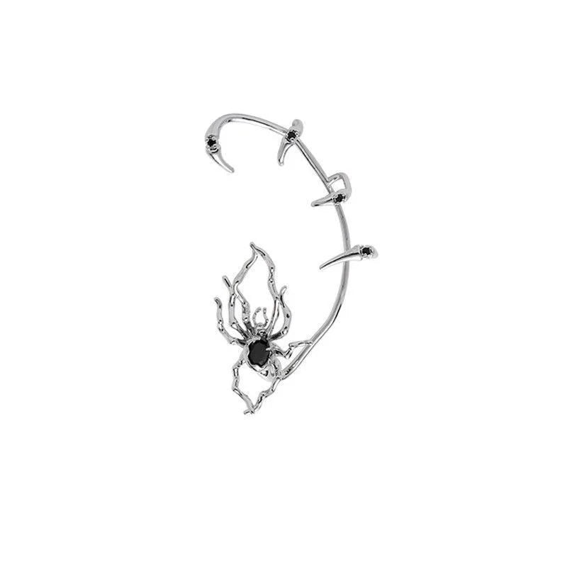 Gothic Spider Web Earring