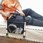 Adjustable Assistive Bed Rail for Seniors, No-Drill Safety Handle for Fall Prevention