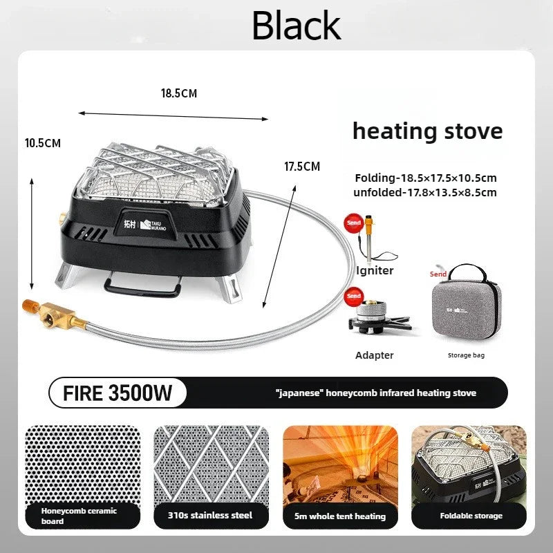 Portable Nomad Camping Stove Multi-Purpose Heater